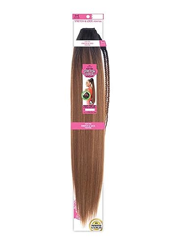 Mayde Beauty Pony Pro Stretch & Lock Yaky Straight Ponytail YAKI PRO 36” (1B)