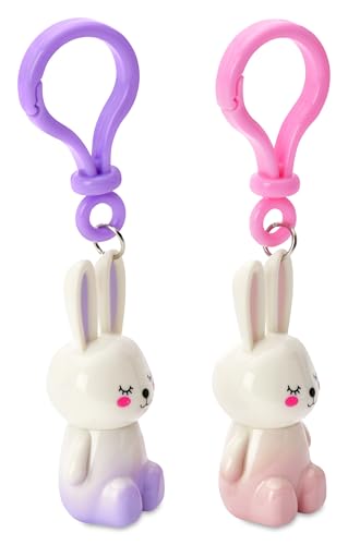 iscream Bunny Besties Lip Gloss Duo with Bag Clip