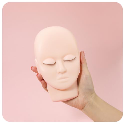 Lash Extension Mannequin Head with 4 Replaceable Eyelids