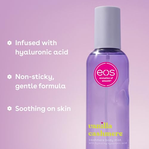 eos Vanilla Cashmere Body Mist - 6 oz Hydrating Spray