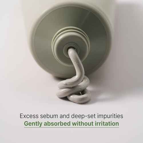 AVCA Pore Tightening Mud Clay Mask 200ml(6.76 fl. oz)? Oil Control Deep Cleansing with Kaolin & Bentonite, Minimizes the Look of Pores, Green Tea & Rice Powder