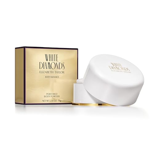 Elizabeth Taylor White Diamonds Body Powder for Women, 2.6 oz