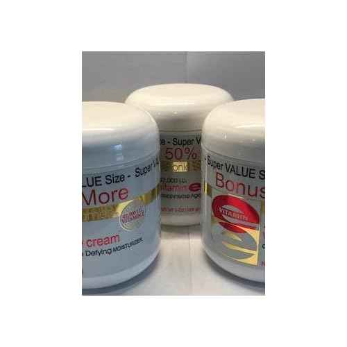 Colonial Dames Concentrated Anti-Oxidant Vitamin E Moisturizing Cream 42,000 I.U. Age-Defying Skin Cream ? Dry Skin Cream for Hydrating & Moisturizing Chapped Dry Skin & Fine Lines (6 oz) 3 Pack