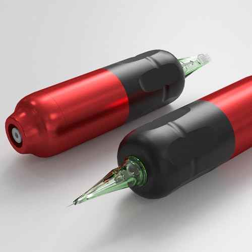 Tattoo Gun,Solong Complete Wireless Tattoo Kit 1600mAh Power Supply 40pcs Tattoo Needles 120ML Tattoo Ink and Other Tatto Supply SLQ53KITP803-2