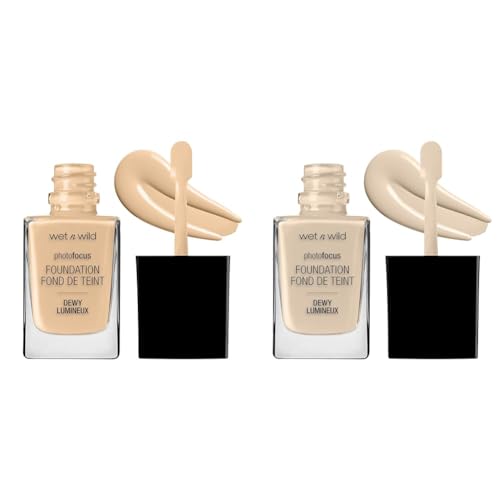 Wet n Wild Photo Focus Dewy Liquid Foundation Duo