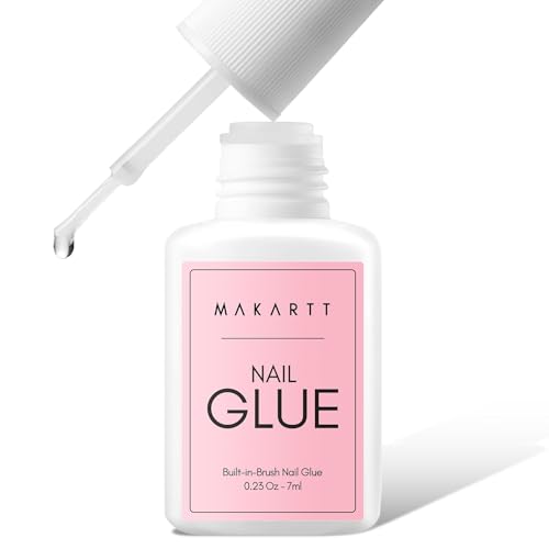 Makartt Brush-On Nail Glue for Press-On Nails, 7ml