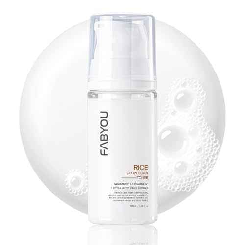 Rice Glow Bubble Toner 3.38 fl oz - Hydrating Milky Toner for Sensitive and Dry Skin, with Niacinamide and Rice Extract to Support Radiant Skin, Easy-to-Carry Size for Daily Korean Skincare Routine