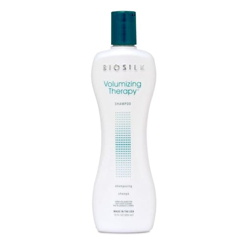 BioSilk Volumizing Therapy Shampoo, Gently Cleanses, Moisturizes & Builds Hair Body & Shine, Sulfate, Paraben & Cruelty-Free, 12 Oz