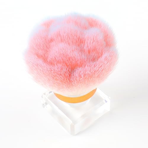 ANGNYA Rose Shaped Soft Nail Dust Brush for Acrylic & Dip Powder with Case