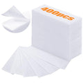 Blulu 400 Wax Strips Non Woven for All Skin Types Facial and Body Hair Removal Wax Paper Strips Epilating for Leg, Chest, Back, Intimate Area And Face 10 x 3.8 cm(White)