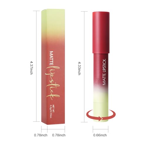 BINGBRUSH 2-in-1 Matte Lip Liner & Lipstick Combo - Waterproof Long-Lasting