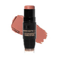 Nudestix Nudies Matte Lux ? 3-in-1 Soft-Matte Blush Stick for Cheeks, Eyes & Lips with Built-In Brush | Cream-to-Powder Finish with Blurring Effect | Clean, Vegan, Travel-Friendly Makeup