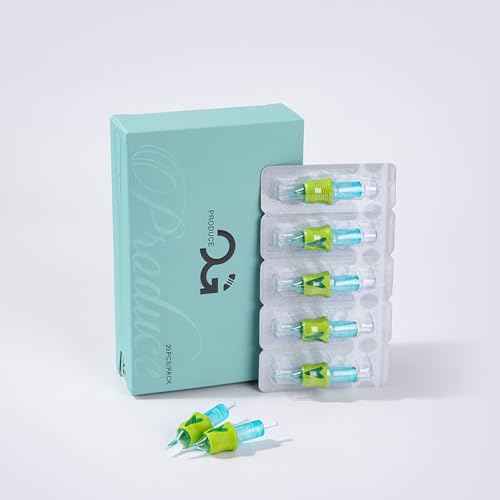 Tattoo Cartridge Needles 20Pcs Round Liner Bugpin Disposable Tattoo Needle Cartridges for Rotary Tattoo Machine Pen Gun 1003RL