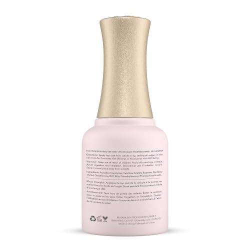 Kiara Sky HEMA-Free No-Wipe Gel Top Coat - High Gloss UV/LED, 0.5 fl oz