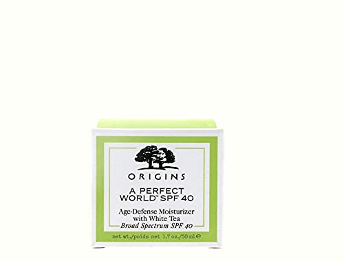 Origins A Perfect World SPF 40 Age-Defense Moisturizer, White, 1.7 Ounce