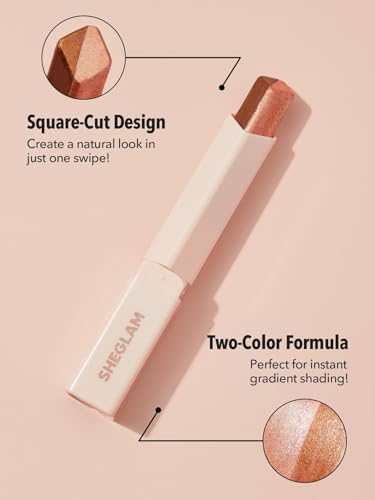 SHEGLAM Insta-Eyes Dual Tone Eyeshadow Stick - Rose