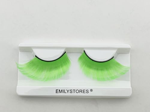 Dramatic Green False Eyelashes 1 Pair - St. Patrick's Day