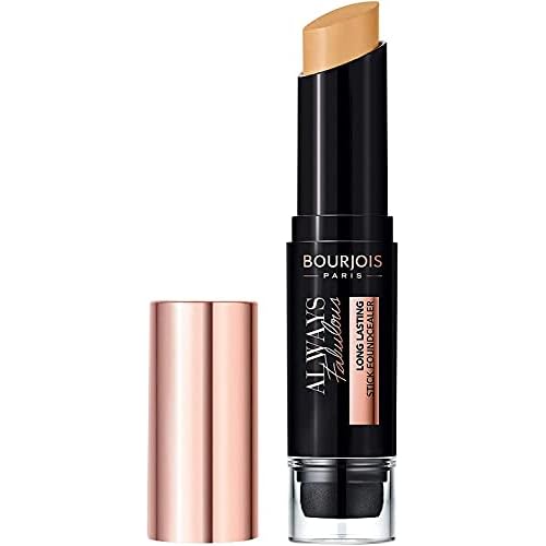 Bourjois Always Fabulous 24 Hour 2-in-1 Foundation and Concealer Stick with Blender, 420 Honey Beige