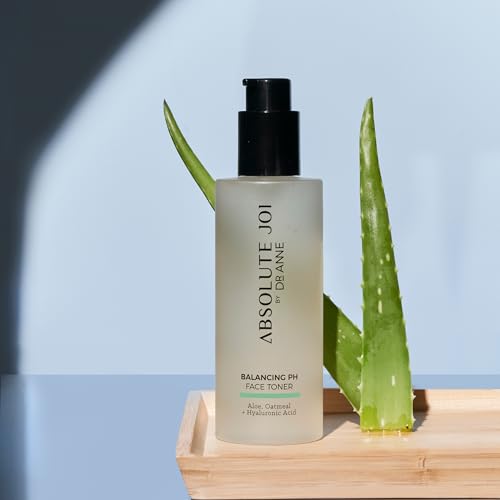 AbsoluteJOI Balancing pH Face Toner, Alcohol-Free Hydrating Toner with Aloe Vera, Oat, & Hyaluronic Acid - Fragrance-Free Skincare for Sensitive Skin | 200ml Bottle