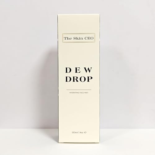 Dew Drop Hydrating Face Mist, 120ml/4oz, with Jojoba Oil and Pearl Powder.