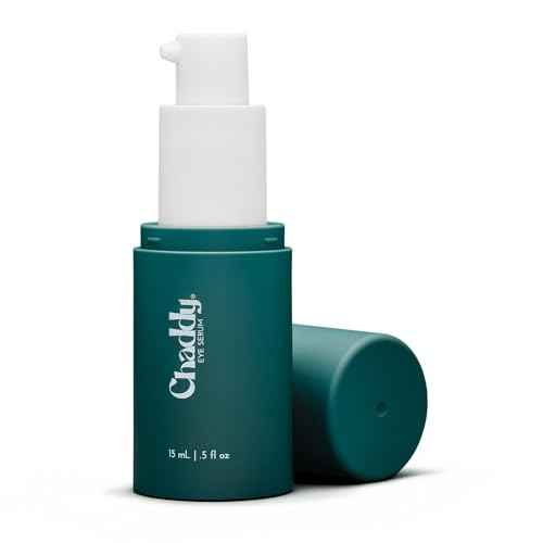 Chaddy Silky Eye Serum | Hydrating Under-Eye Cream for Dark Circles, Fine Lines, Wrinkles, Puffiness, and Bags ? Fragrance-Free Formula with Caffeine, Niacinamide, Peptides, and Antioxidants ? 15ml