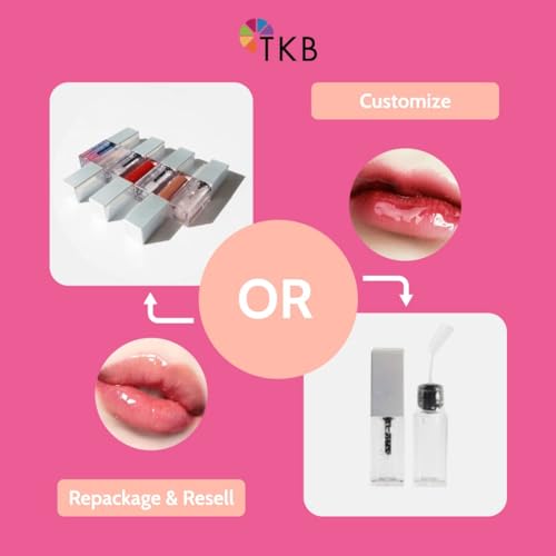 TKB Lip Gloss Base Flexagel M 5.5oz | Clear, Moisturizing
