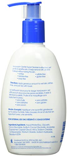 Vanicream Gentle Facial Cleanser, 8 Fl Oz TEJ