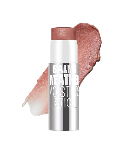 GOOD WEIRD Guava Moisture Stick - Vegan Highlighter & Lip Balm, Dewy Glow