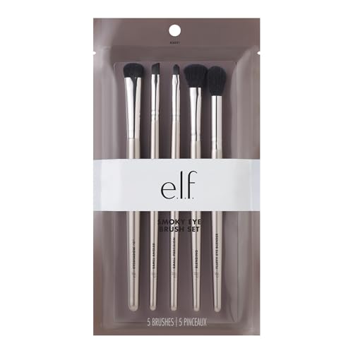 e.l.f. Smoky Eye Brush Kit - 5-Piece Eyeshadow Brush Set