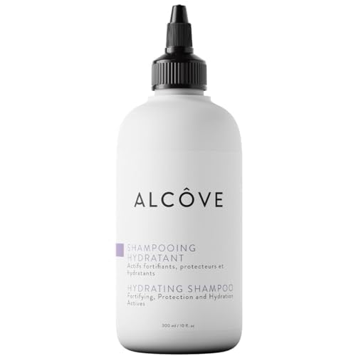 Alc?ve - Hydrating Shampoo - Evening Primrose Oil, Mango Extract, and Argan Oil - Sulfate Free Shampoo - All Hair Types - For Dry Scalp - Color-Safe - Lightweight Formula - 300ml