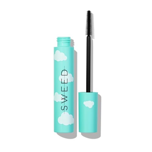 SWEED - Cloud Mascara | Flake-Free, Smudge-Proof, Volumizing | Vitamin B5 | Vegan, Cruelty-Free, Clean Beauty (Black, 0.4 oz | 12 ml)