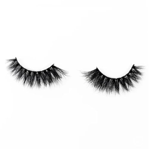 Garden of Lashes 3D Mink Lashes | Luxury Real Mink Eyelashes Cruelty-Free False Lashes Reusable, Maximum Volume 18mm-25mm Wispy and Fluffy Real Mink Lashes (Ash)