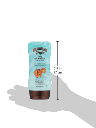 Hawaiian Tropic Weightless Hydration After Sun Lotion with Aloe, 6oz | Hawaiian Tropic Lotion, Moisturizing Lotion, After Sun Care, After Sun Moisturizer, Hydrating Lotion, 6oz