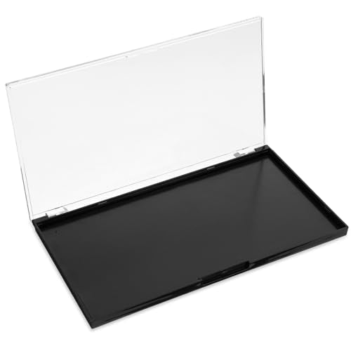 Magnetic Makeup Palette with Clear Top, 3-Pack Empty Eyeshadow Storage