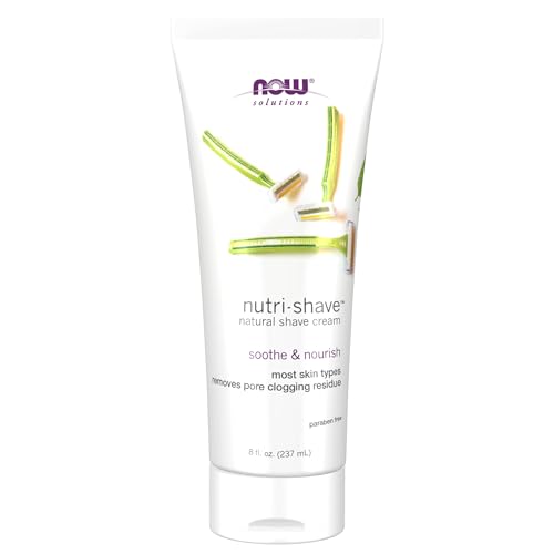 NOW Solutions Nutri-Shave Shave Cream - 8 Fl Oz - Nourishing Skin Care for Men & Women