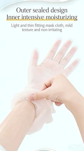 Goat Milk & Niacinamide Extra Long Hand Mask Gloves for Dry Skin