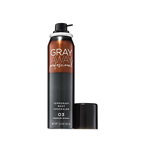 Gray Away Pro Root Concealer - Medium Brown 2oz