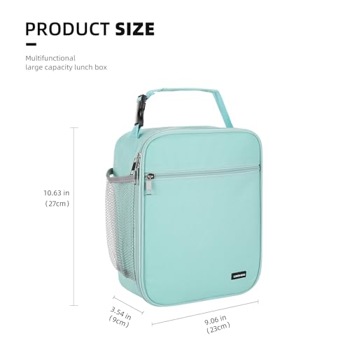 AYEANY Lunch box Lunch bag for men women Lunchbox Lunch bags Insulated Lunch bag Lunch box cooler (Light grey)