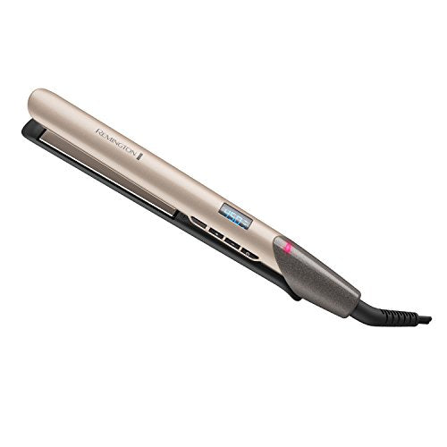 Remington S8A900 Pro 1¡± Flat Iron with Color Care Heat Control Sensing Technology and Ceramic Color-Lock Coated Plates, Straighten Color Treated Hair While Protecting from Damage and Fading