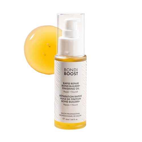 BONDIBOOST Rapid Repair Bond Builder Oil + Heat Protection [1.86 fl oz], Hair Oil for Damaged Hair, Strengthening & Nourishing Formula for Smoother + Healthier + Shinier Results