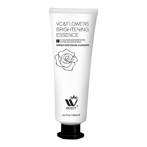 WBM Facial Cleanser with Amino Acid, Perfect Anti-Aging, Skin Brightening and Wrinkle Reducing Acne Daily Face Wash for All Skin Types With Organic & Natural Ingredients - 4.2 fl oz/120 ml