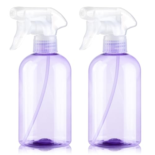 10oz Refillable Spray Bottles - 2 Pack, Adjustable Nozzle for Multi-Use