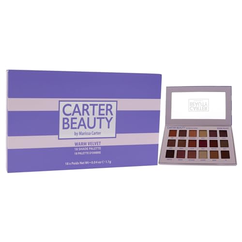 Carter Beauty Warm Velvet 18 Shade Eyeshadow Palette
