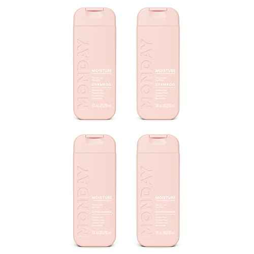 MONDAY Haircare MOISTURE Shampoo + Conditioner with Hyaluronic Acid & Shea Butter for Dry & Dull Hair 90 mL (Dual Set)