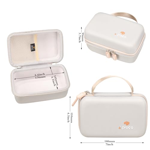 Aproca Case Compatible with Newbealer Travel Iron Mini Dry Iron, Portable Storage Bag for Accessories - Grey (Case Only)