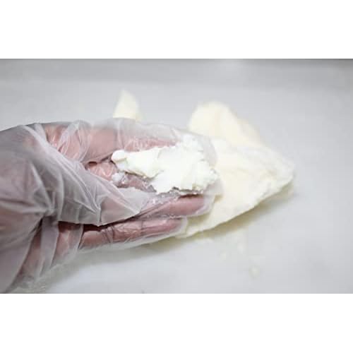 3CAYG 5lb Pail White Refined Shea Butter Deoderized Skin and Hair Body Butter Use for Soapmaking and Whipped Body Butter