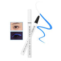 BOBISUKA Clear UV Neon Glow Eyeliner Pen, Invisible Ink White Eye Liner Pen, Waterproof Smudge-proof Graphic Liners, Eye Makeup Kit for Rave Accessories Party