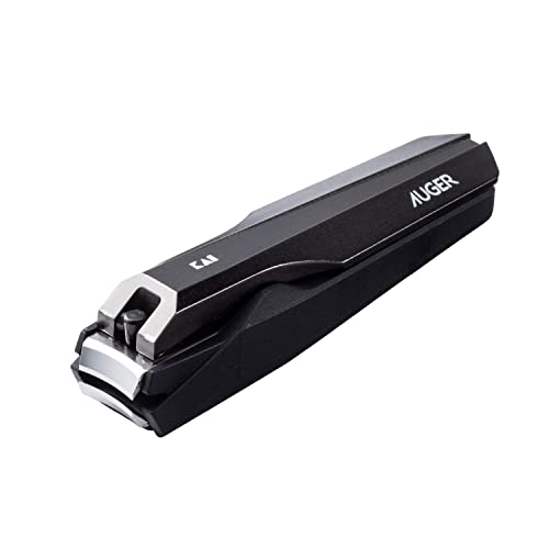 Kai AUGER Tsumekiri M Standard AUGER Nail Clippers M Stainless Steel Men's Hands and Feet, 1ËÁ (x 1), Black