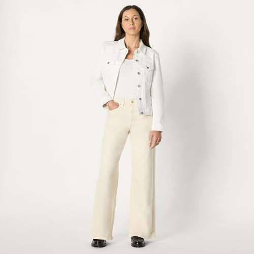 Amazon Essentials Women's Regular-Fit Denim Trucker Jacket