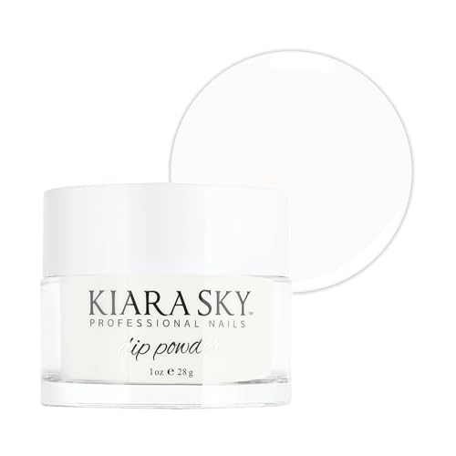 Kiara Sky Milky White Nail Dip Powder - Long-Lasting Nail Color, 1 oz